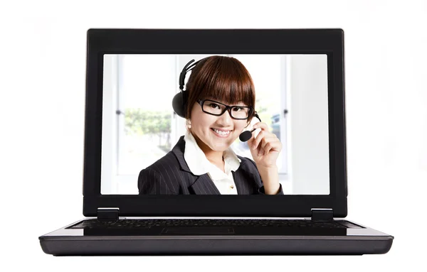 stock image Internet call center service