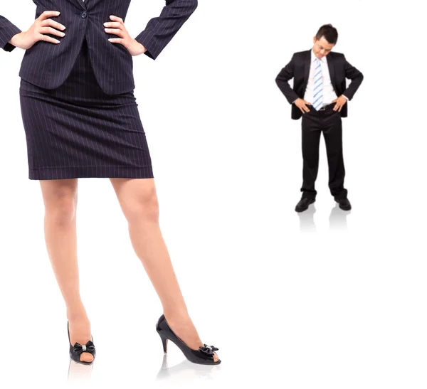 The power of woman in office — Stock Photo, Image