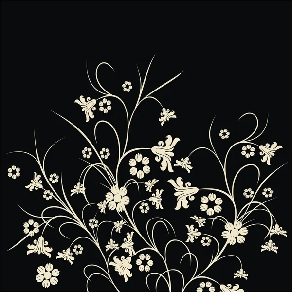 stock vector Decorative floral background