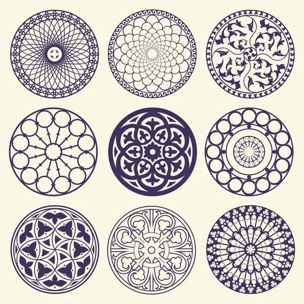 Rosetten-Ornament Vektorgrafiken