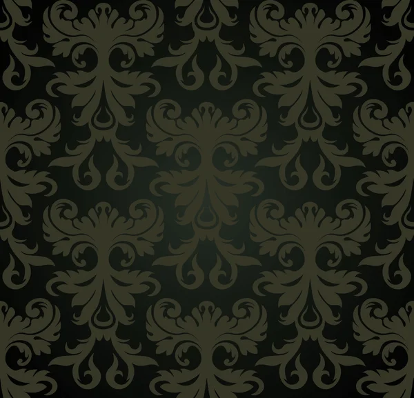 Fond baroque sans couture — Image vectorielle