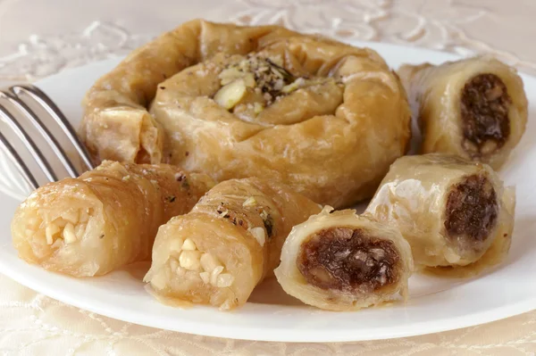 Baklava sweet pastry — Stock Photo, Image