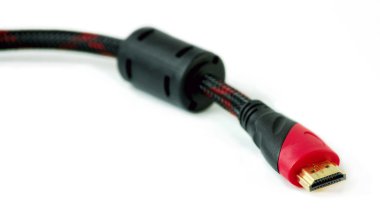 HDMI Cable with ferrite core isolated clipart