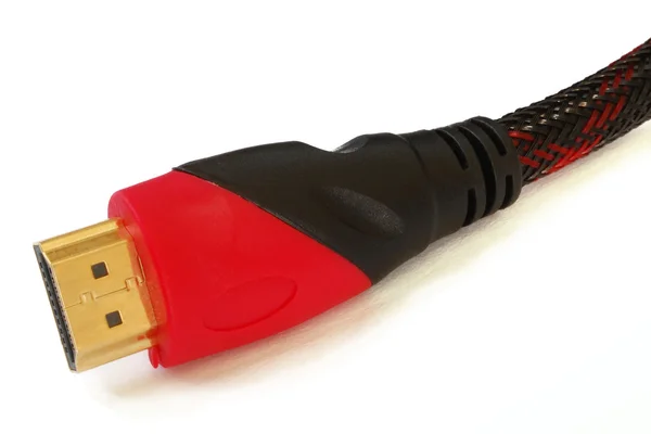 Conector cablu HDMI izolat — Fotografie, imagine de stoc