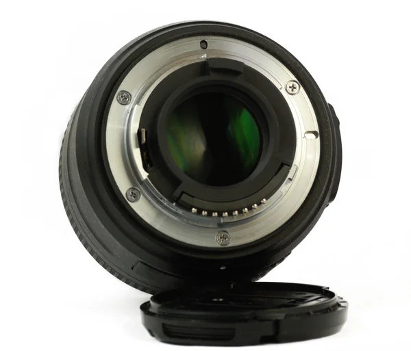35mm prime dslr lens isolated rear view — Stock Photo, Image