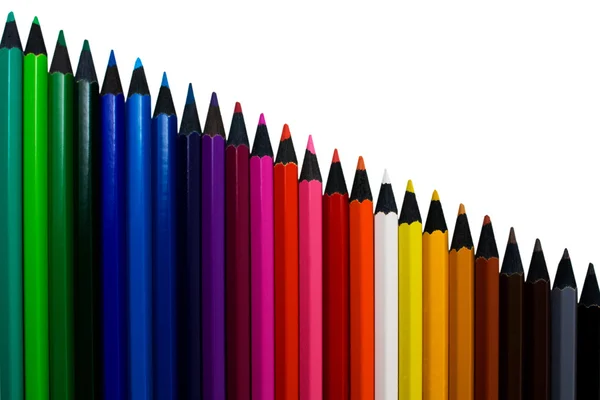 鉛筆の色分離したセット — ストック写真