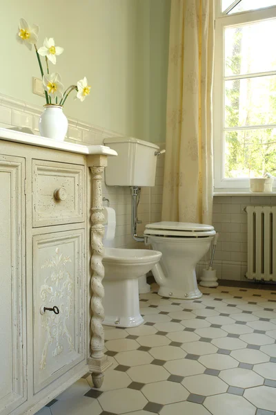 Interiör i ett badrum — Stockfoto