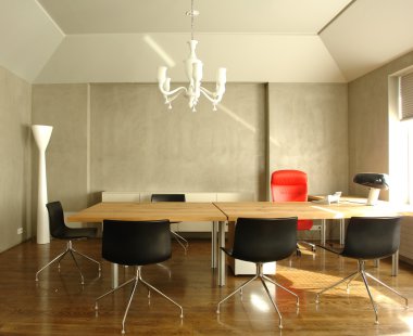 Interior of office clipart