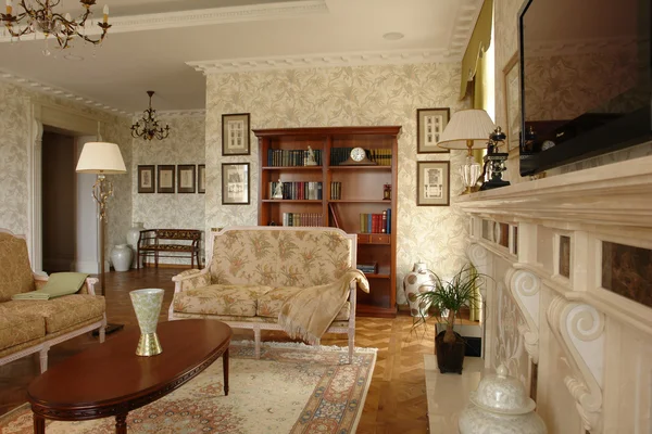 Interior de una sala de estar —  Fotos de Stock