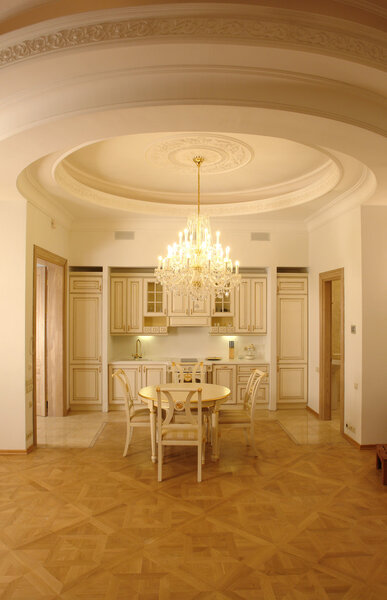 кухня и столовая
