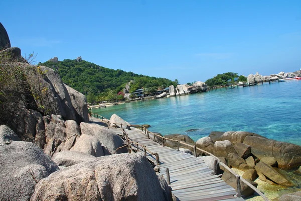 Thajsko Asie ostrov ko nangyuan — Stock fotografie