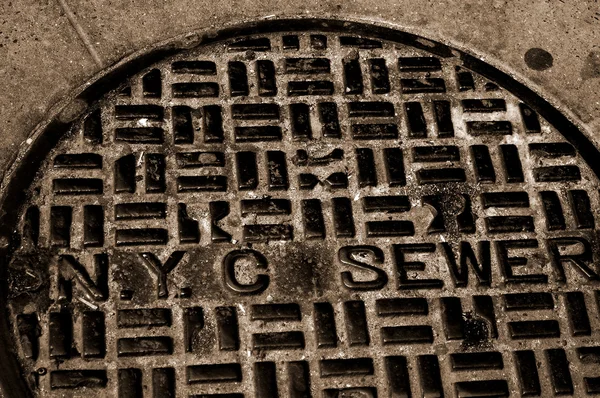 stock image nyc sewer