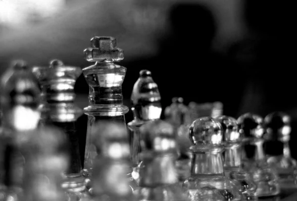 Скло шахи . — стокове фото