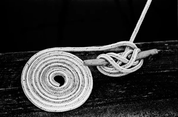 Lodní lana — Stock fotografie