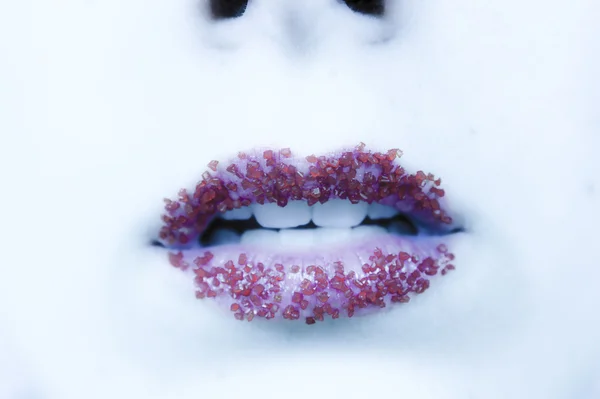 砂糖の唇 ロイヤリティフリーのストック画像