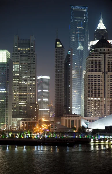 Nachtansicht von Shanghai, China — Stockfoto