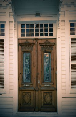 Old House door / split toning clipart