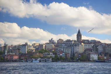 istanbul Galata Kulesi ve altın boynuz