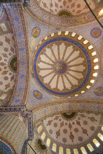 Interior da Mesquita Azul / Istambul, Turquia — Fotografia de Stock