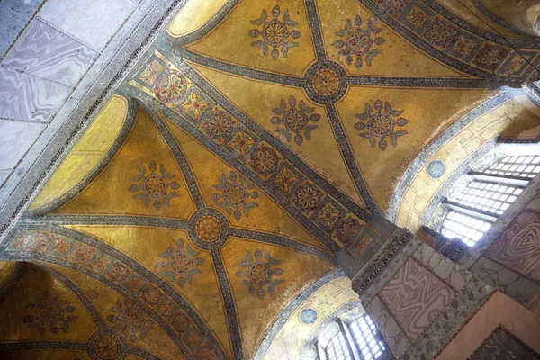 Sainte Sophie à Istanbul, Turquie / mosaïques anciennes / intérieur — Photo