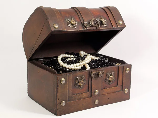 Open pirate chest — Stock Photo, Image