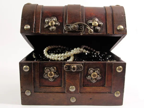 Open pirate chest — Stock Photo, Image