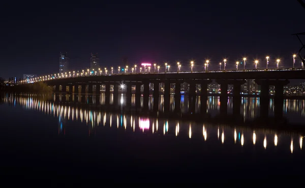 Kiev city bridge — Stock Photo, Image