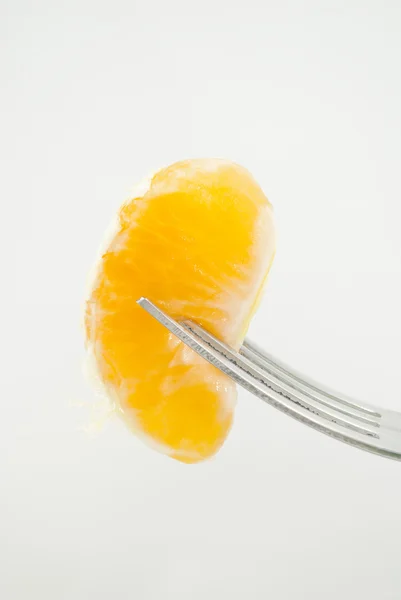 Pomarańczowy widelec — Zdjęcie stockowe