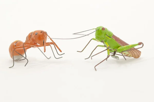 stock image Grasshoppers and ants fantasy
