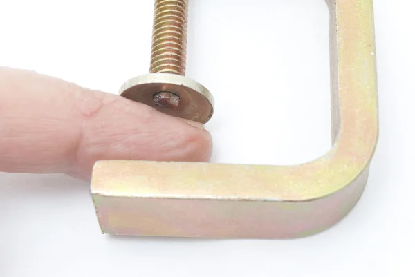 Finger clamp — Stock Photo, Image