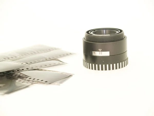 Negative and lens — Stock Photo, Image