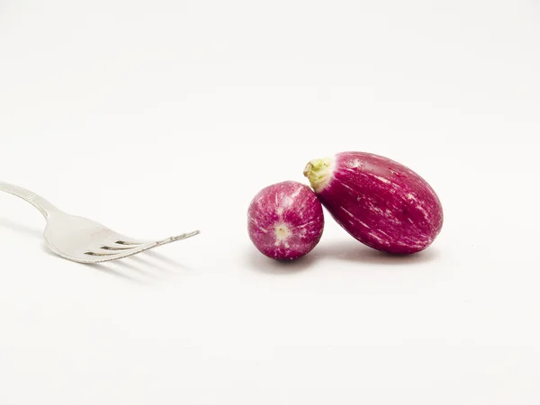 Baby eggplants — Stock Photo, Image