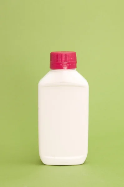 Recipiente plástico branco — Fotografia de Stock