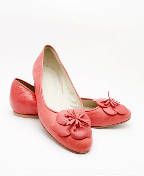 女性红色皮靴 — 图库照片