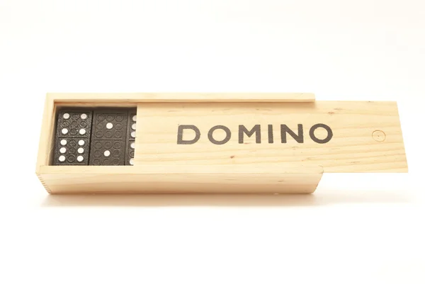 Domino box game — Stock Photo, Image