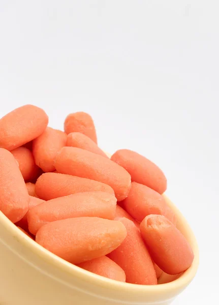 Sliced carrots, peeled — Stock Photo, Image
