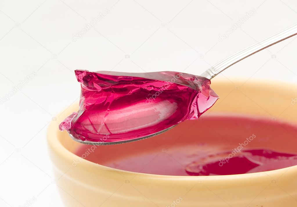 Raspberry gelatin