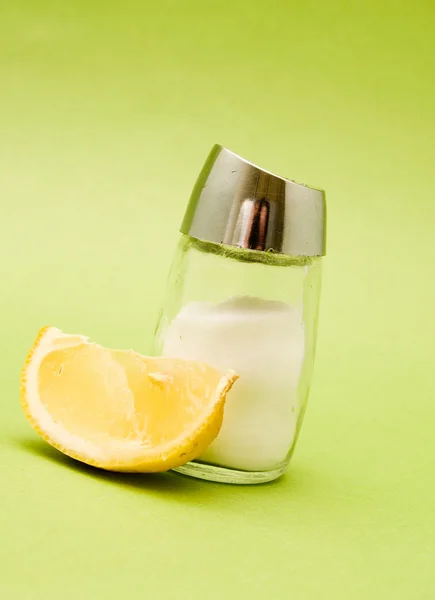 Сіль і лимоном — стокове фото