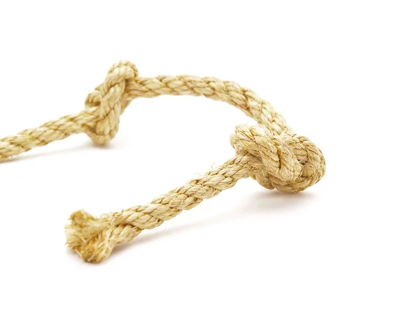 Σχοινί δεμένο打结的绳索 — Φωτογραφία Αρχείου