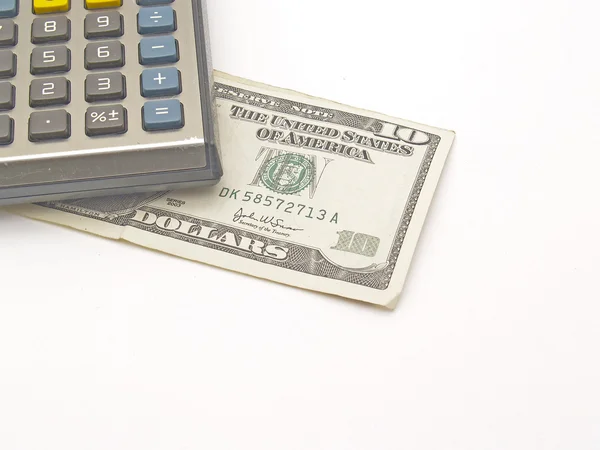 Money and calculating — Stock Photo, Image