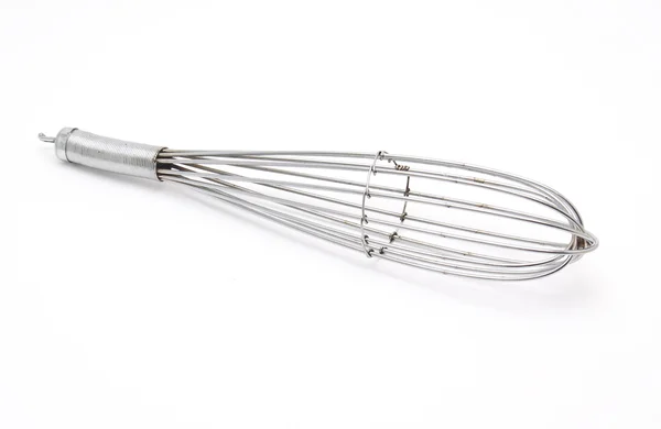 Wire whisk isolated on white background — Stock Photo, Image