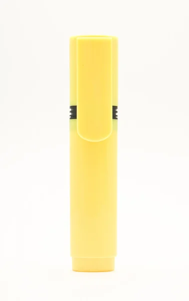 黄色荧光笔 — 图库照片