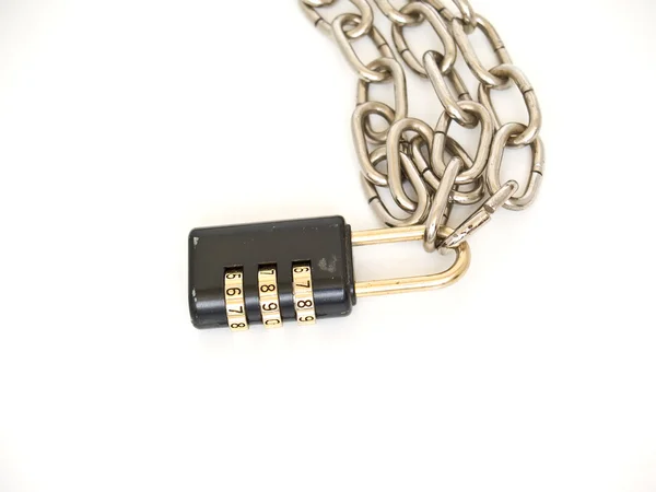 Padlock and chain — Stock Photo, Image