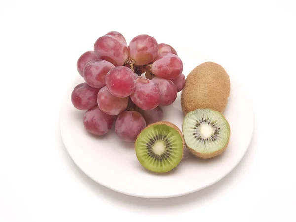 Kiwi en druiven — Stockfoto