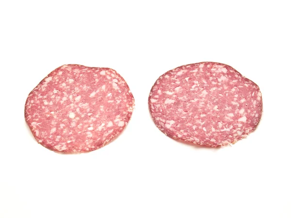 Slices of salami — Stock Photo, Image