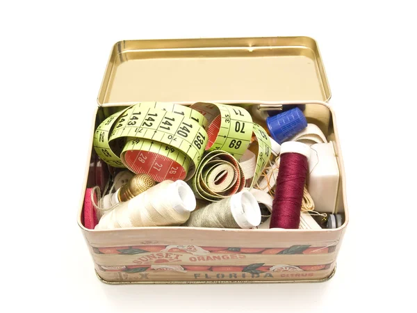 Sewing box — Stock Photo, Image