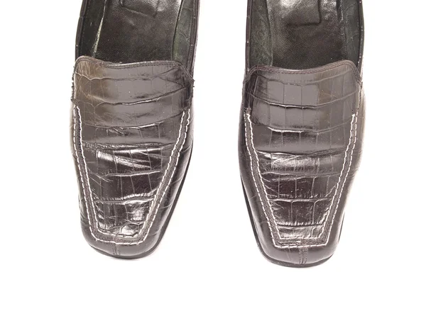 Women's black shoes — Stock Photo, Image