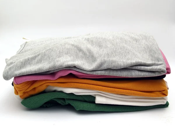 Pilha de roupas — Fotografia de Stock