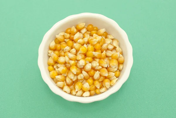 Žlutá kukuřice jader — Stock fotografie