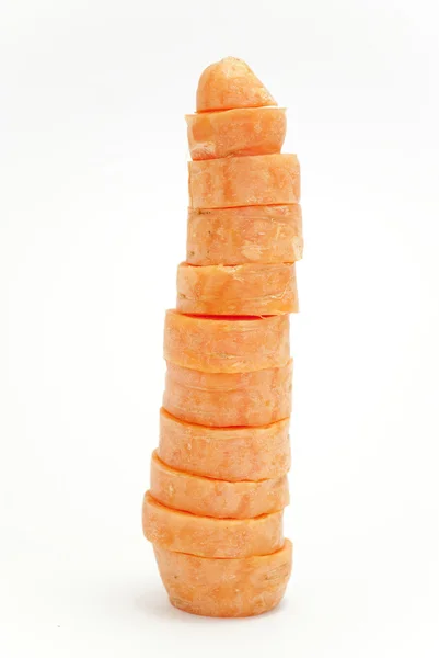 Zanahorias en rodajas —  Fotos de Stock